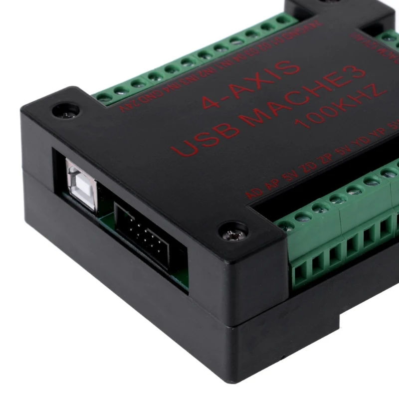 

USB MACH3 100Khz Breakout Board 4 Axis Interface Driver Motion Controller
