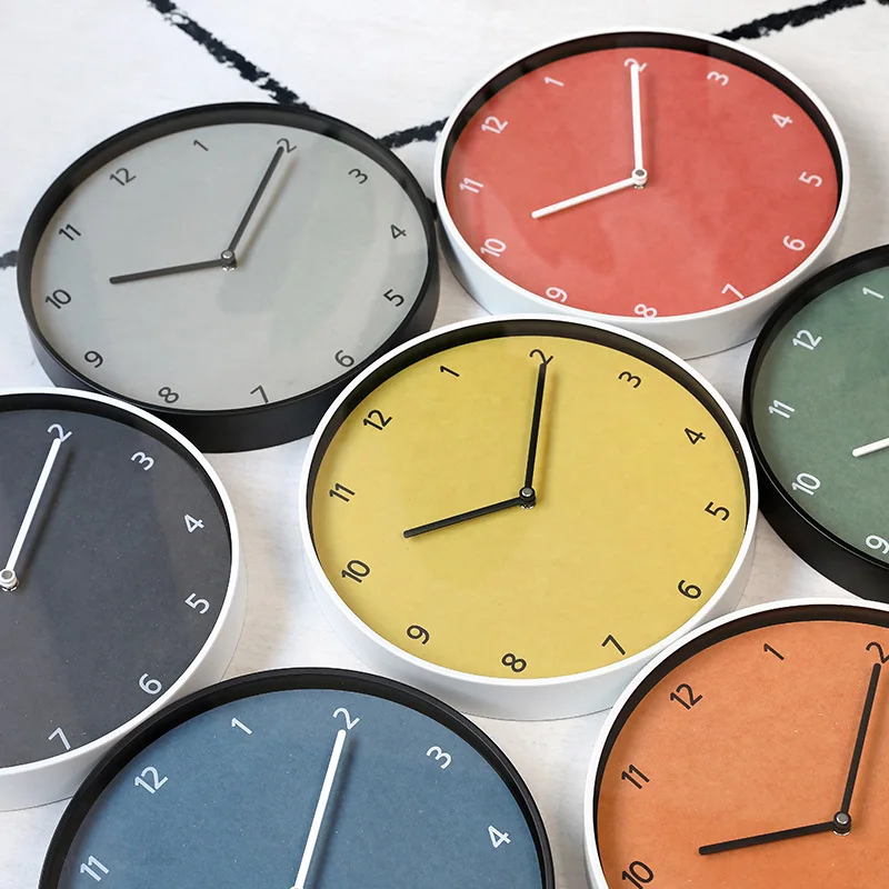Креативные скандинавские настенные часы бесшумные роскошные для гостиной