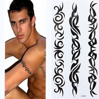 waterproof temporary tattoo sticker fire flame totem dragon hawk henna tatto stickers flash for women men