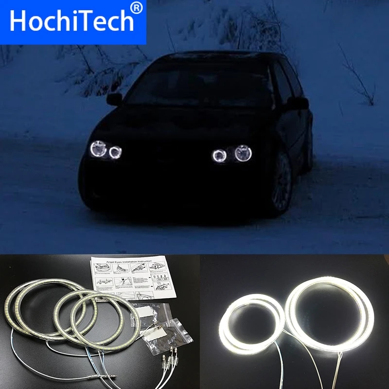 HochiTech для Volkswagen VW golf 4 1998 2004 ультра яркий SMD белый светодиодный ангельские глазки 12