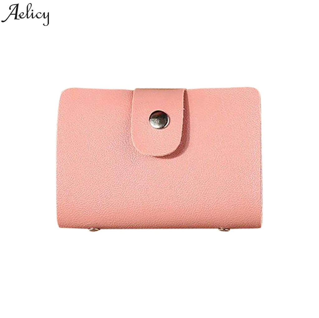 Aelicy кожаный держатель для карт Женская папка Чехол сумка паспорта Защитная