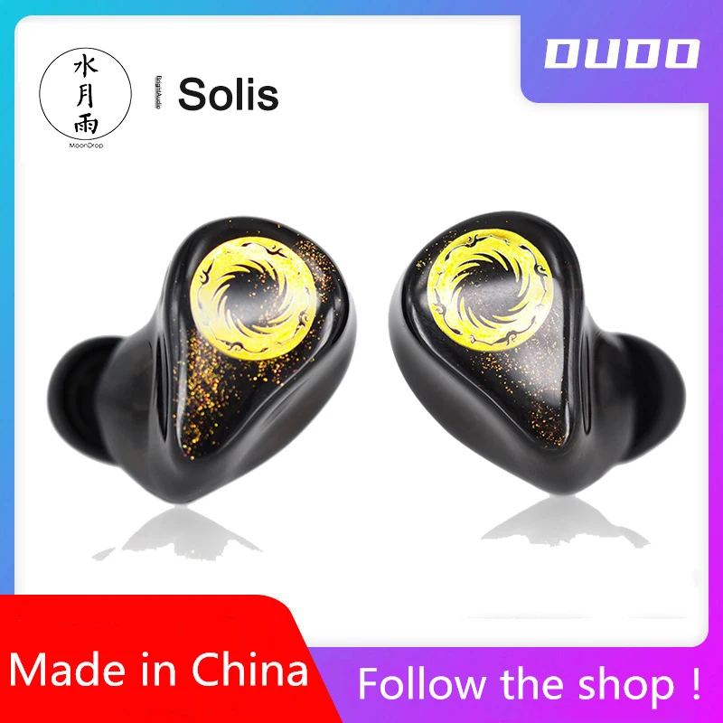 MoonDrop Solis прозрачная версия 2EST + 4BA гибридные драйверы HiFi наушники вкладыши со