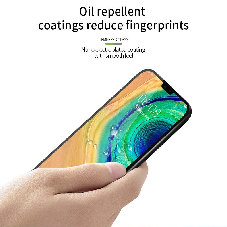 

For Huawei Mate 30 Glass Tempered PINWUYO 9H Protective Film For Huawei Mate 30 Screen Protector Tempered Glass