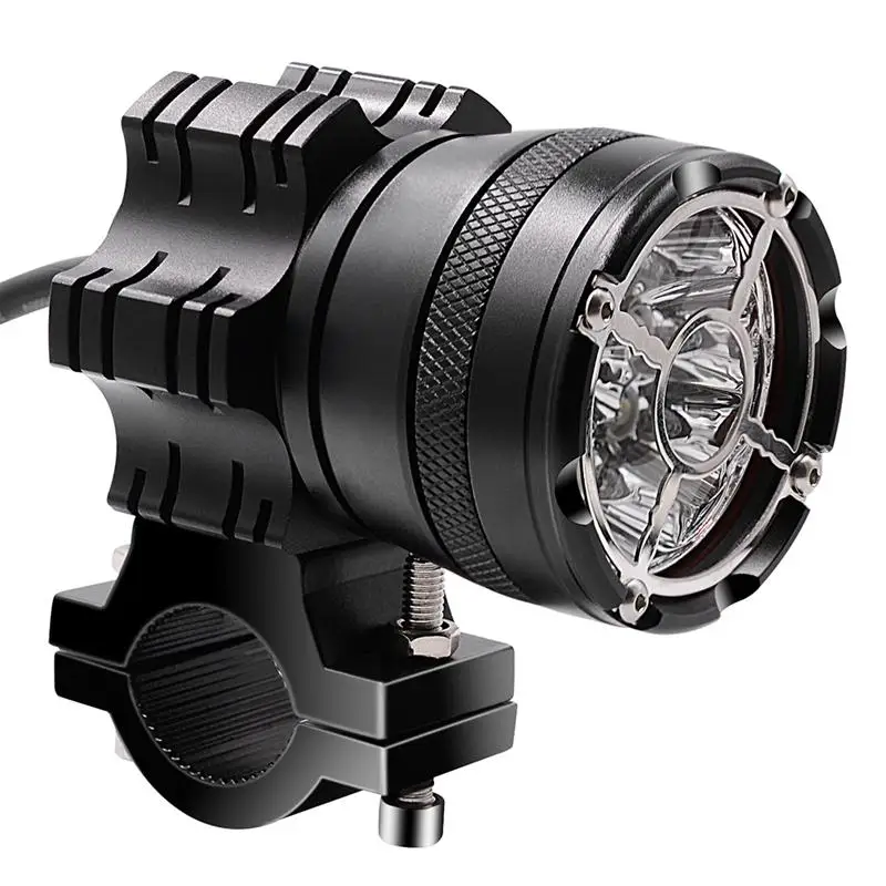 1Pc Motorcycle 9LEDs 6000k 45W Headlight Fog Lights Headlamp Motor Spotlight With Explosion-Proof Net For Motorbike Scooter |