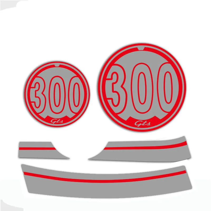 Motorcycle body Decals Sticker Emblem reflective Stickers Fit for Vespa GTS 300 gts300 | Автомобили и мотоциклы