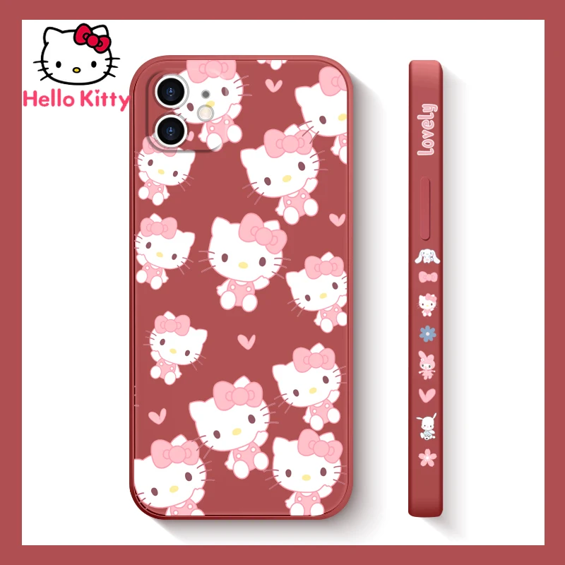 

Hello Kitty for IPhone 7/8P/X/XR/XS/XSMAX/11/12Pro/12mini Personality Creative Anti-fall Mobile Phone CaseSuitable for girls