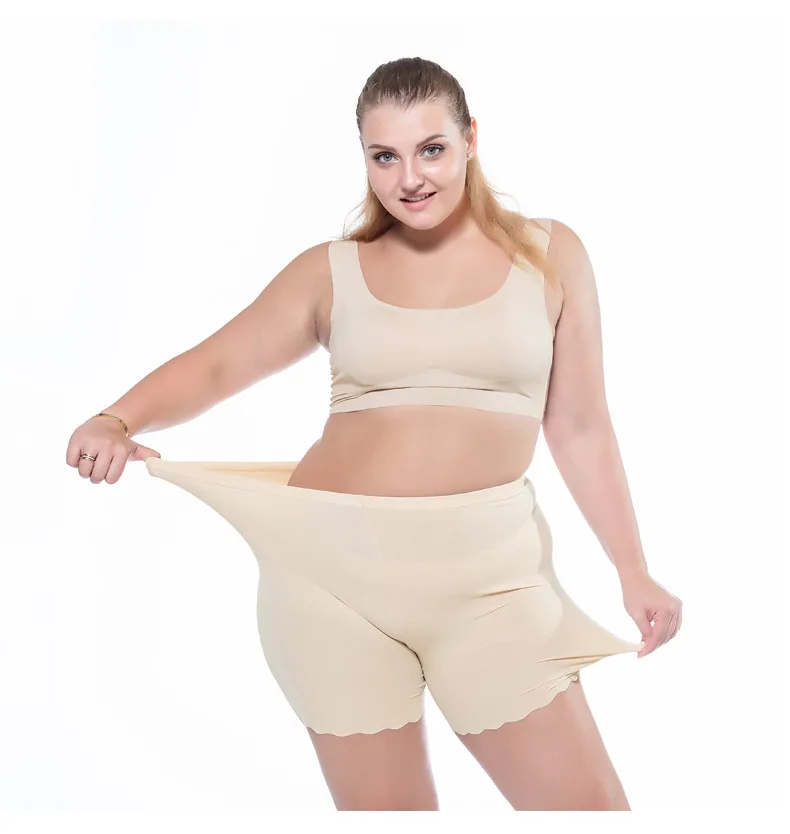 Женские хлопковые трусы боксеры с высокой талией большие размеры|Легинсы| |