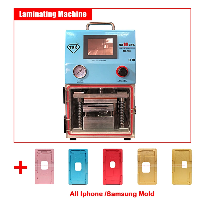 comprar Ly 108 Desktop Multi-funções Borda Tela Refurbish Camada Oca Máquina De Estratificação Profissional Para Iphone Samsung Com 5 Moldes