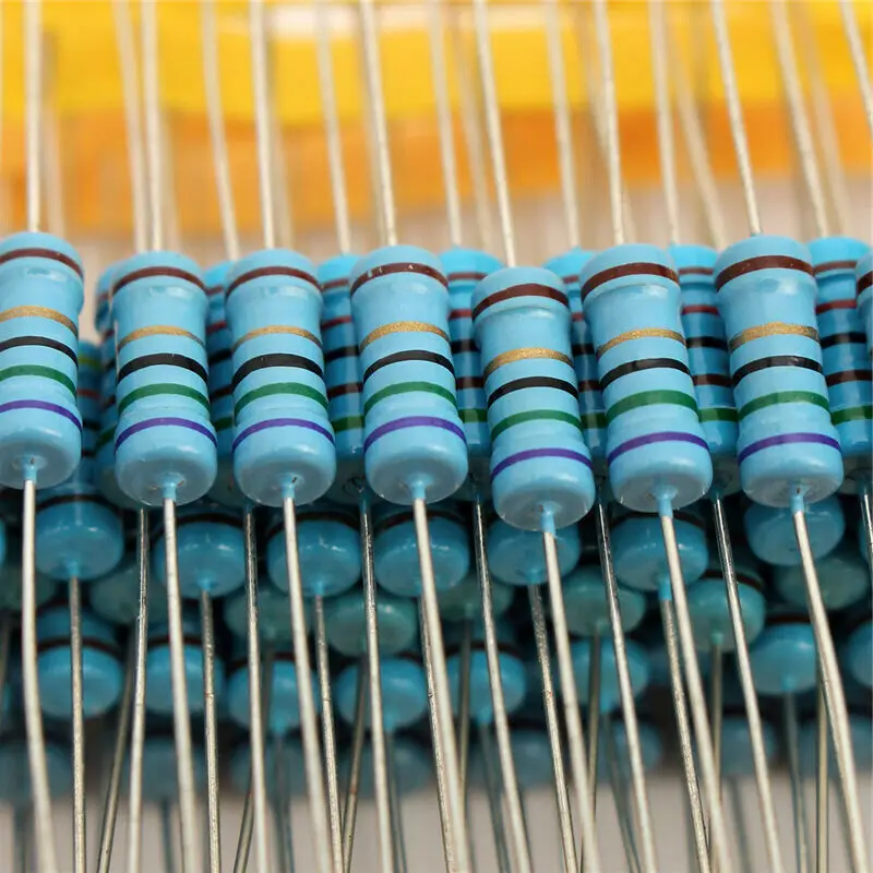 1000 шт +/ 1% 1 Вт 100 значений комплект резисторов в ассортименте (1 Ом ~ м Ом)|Детали и