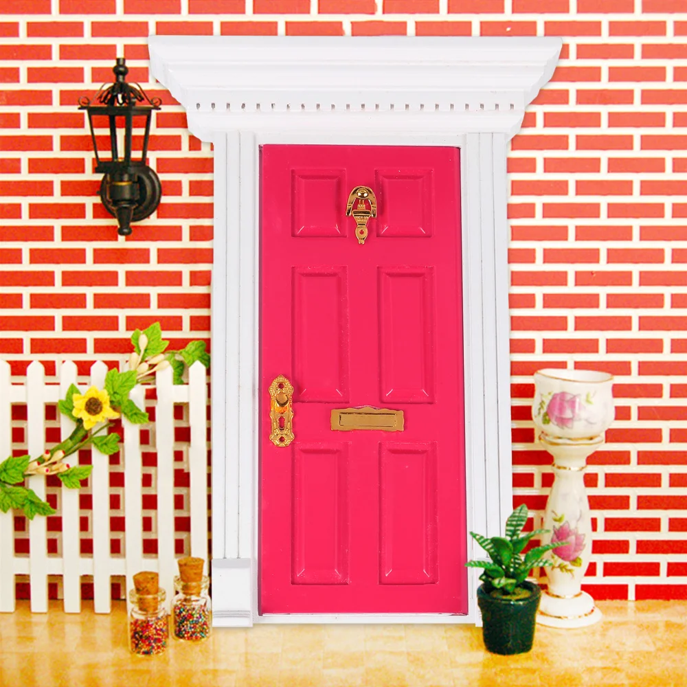 

Miniature Decoration Mini Door Doll Play Fairy Garden Ornaments DIY Accessory