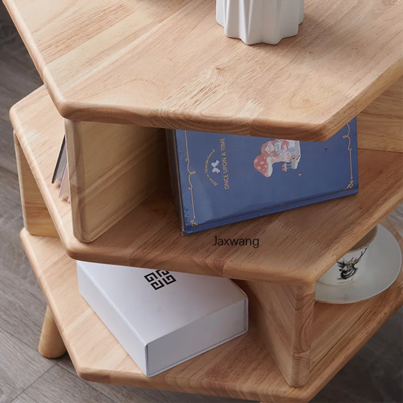 Скандинавские Шкафы для гостиной боковой столик из массива дерева простой