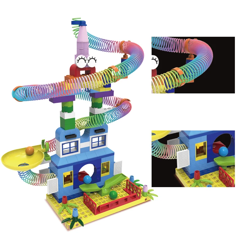 Строительные блоки Marble Racing Run Ball строительные опорная пластина сделай сам