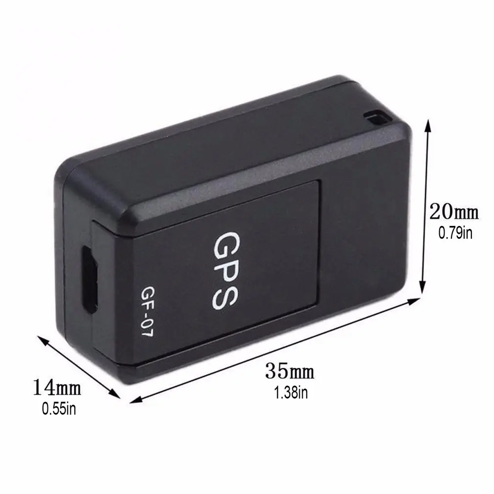 

GF07 Mini Enhanced Magnetic Positioner Car GPS locator Anti-lost record tracking device Magnet adsorption function