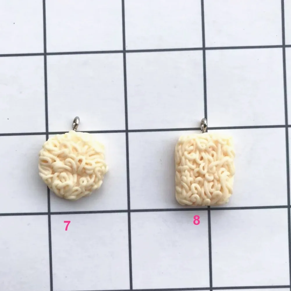 10 шт. каваи смолы моды лапша амулеты для DIY украшения neckalce Серьги брелок ювелирных изделий