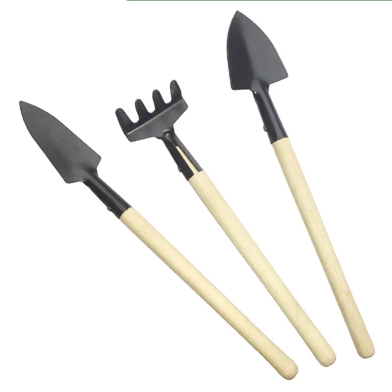 Лопатка-грабли 3 шт. мини-набор из трех предметов для садоводства портативные