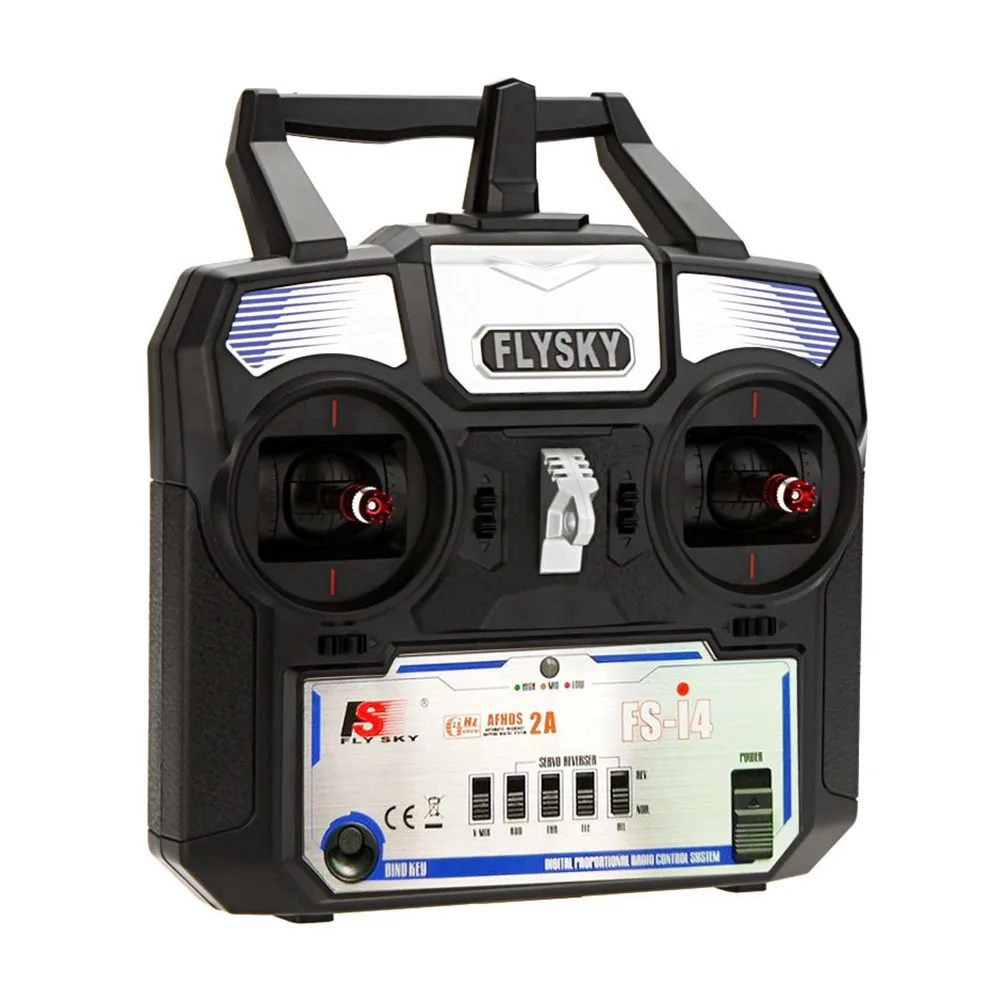 GOOLRC FS-i4 AFHDS 2A 2.4GHz 4CH Radio System Transmitter with FS-A6 Receiver for RC Airplane Quadcopter Helicopter Parts Glider | Игрушки и