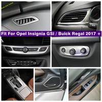 car accessories door speaker head lights gear box panel cover trim for opel insignia gsi buick regal 2017 2021 silver