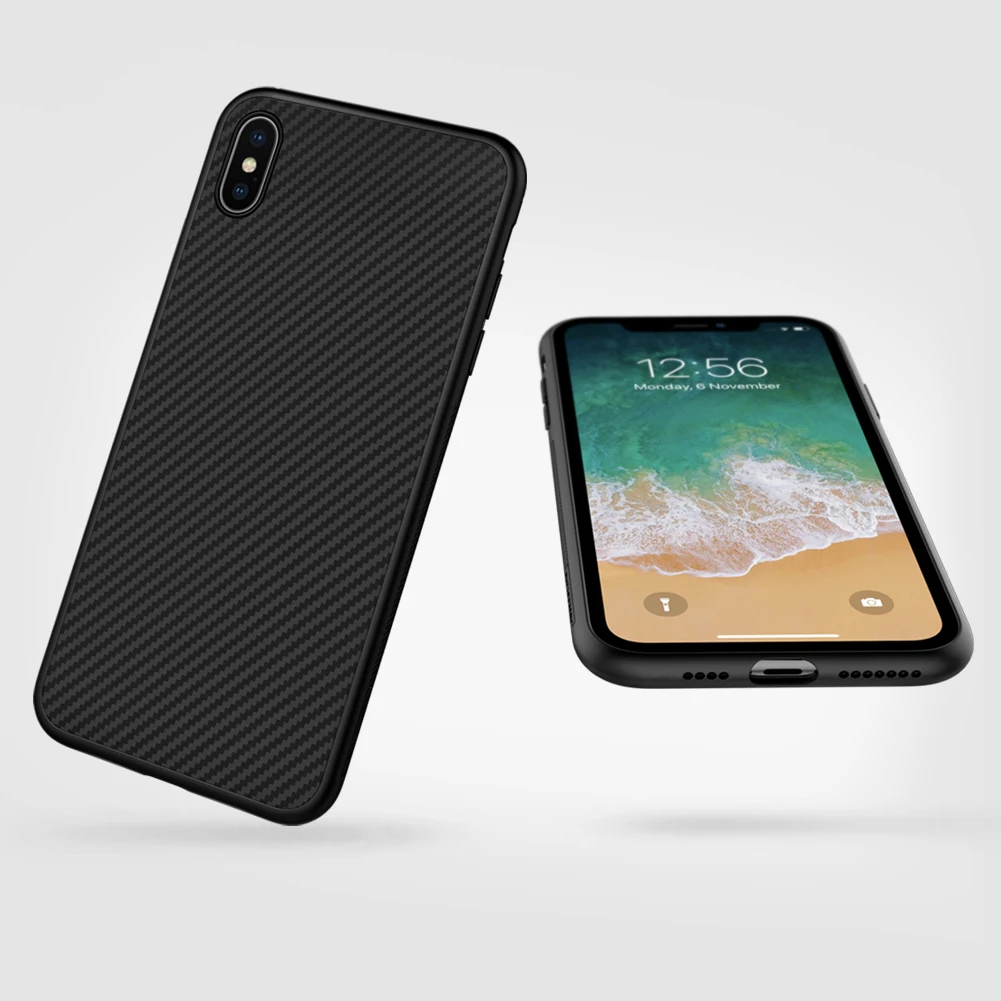 Для iPhone X XR XS Max чехол для iPhone 6 6S Plus чехол NILLKIN Роскошный чехол из синтетического волокна Защитный чехол для телефона задняя крышка