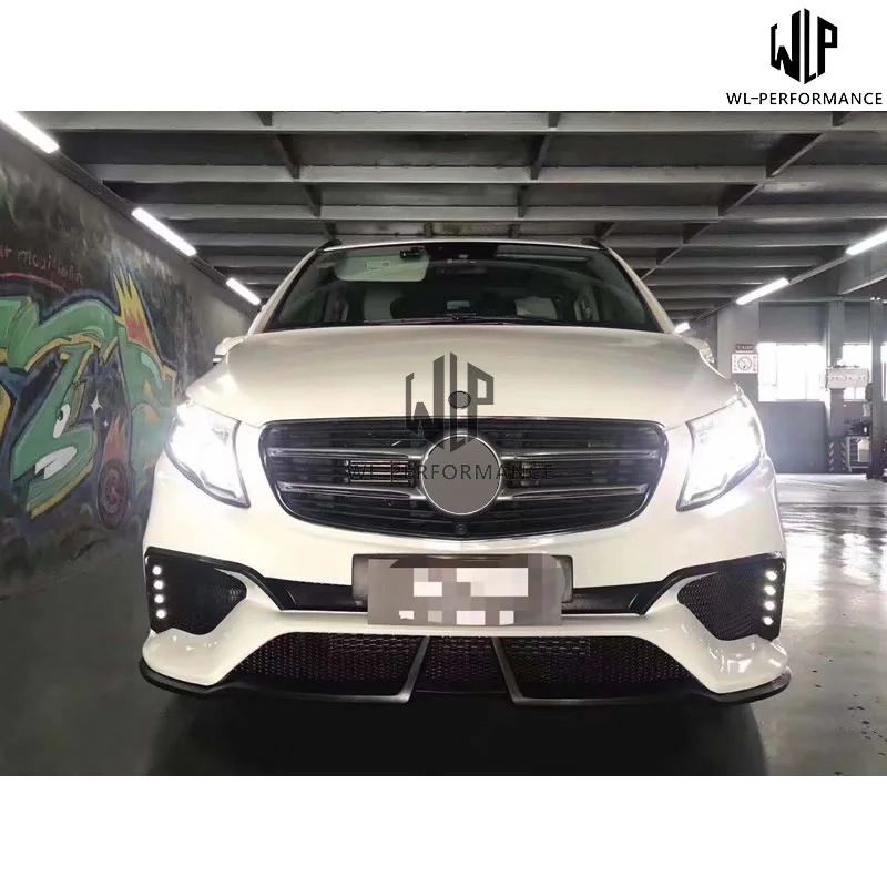 V260 высококачественные ПП неокрашенные передние бамперы решетка задний бампер