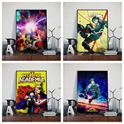 Мой герой роль Классическая японская картина в стиле аниме рисунок детской комнаты гостиной настенные Живопись на холсте домашнего декора Современная качественная холщовая ткань плакат