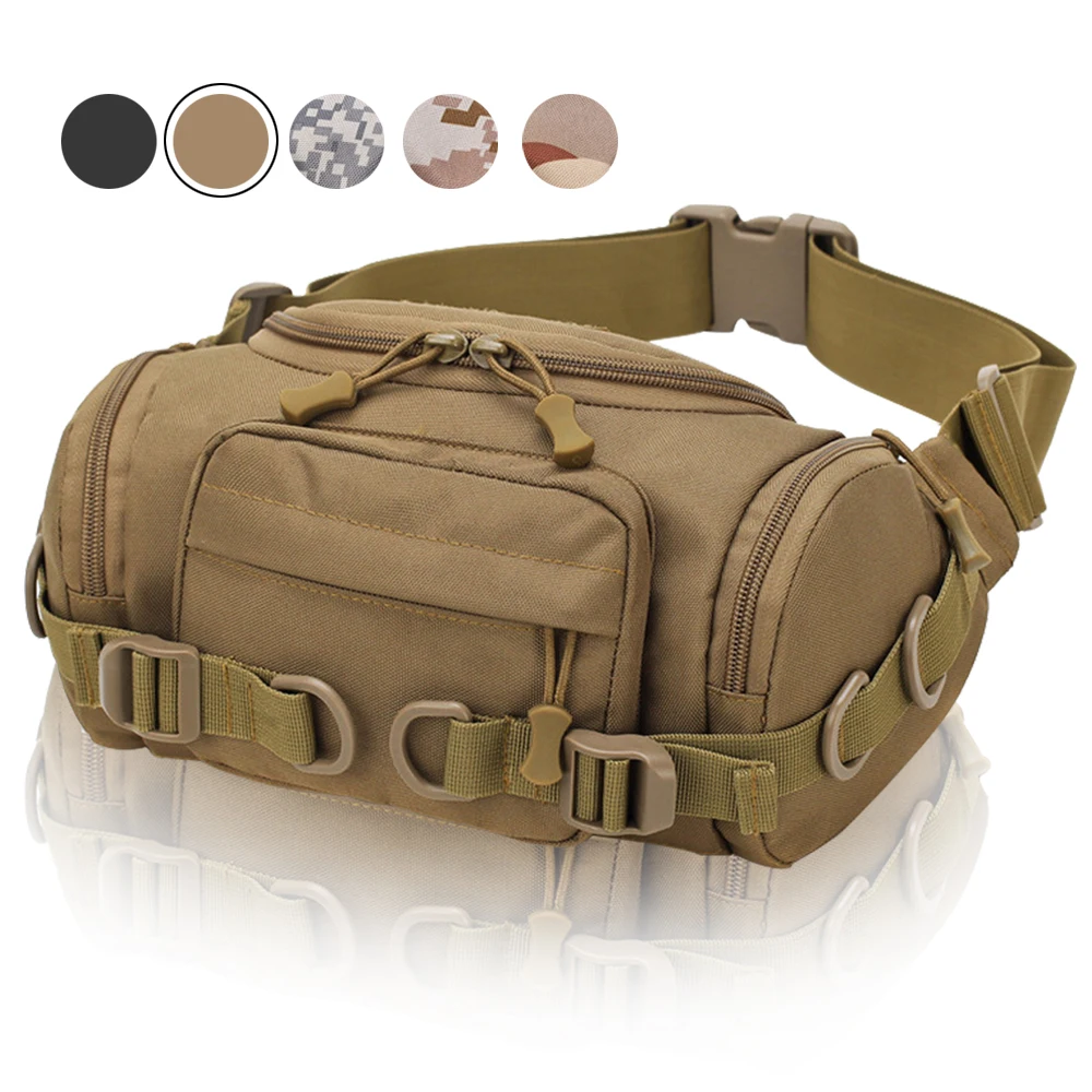 

1000D Tactical Waist Bag Multi-Purpose EDC Waist Pack Outdoor Organizer Pouch Military Waterproof Hunting Bag