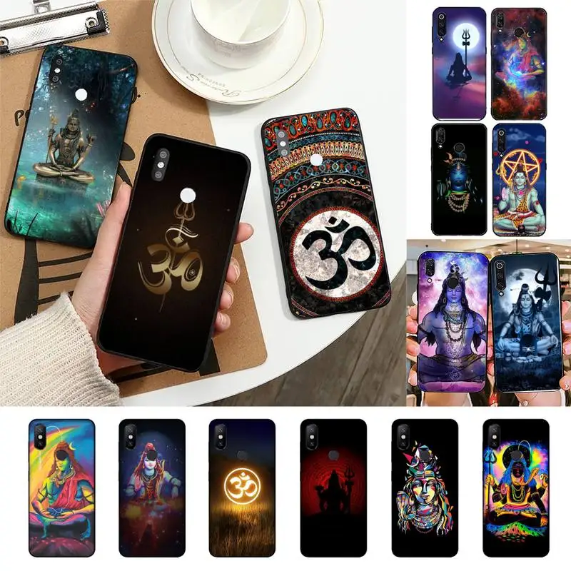 

YNDFCNB Lord Shiva Hindu God Buddha India Phone Case For Redmi Note 7 5 8A Note8pro 9Pro 8T Coque for note6pro Capa