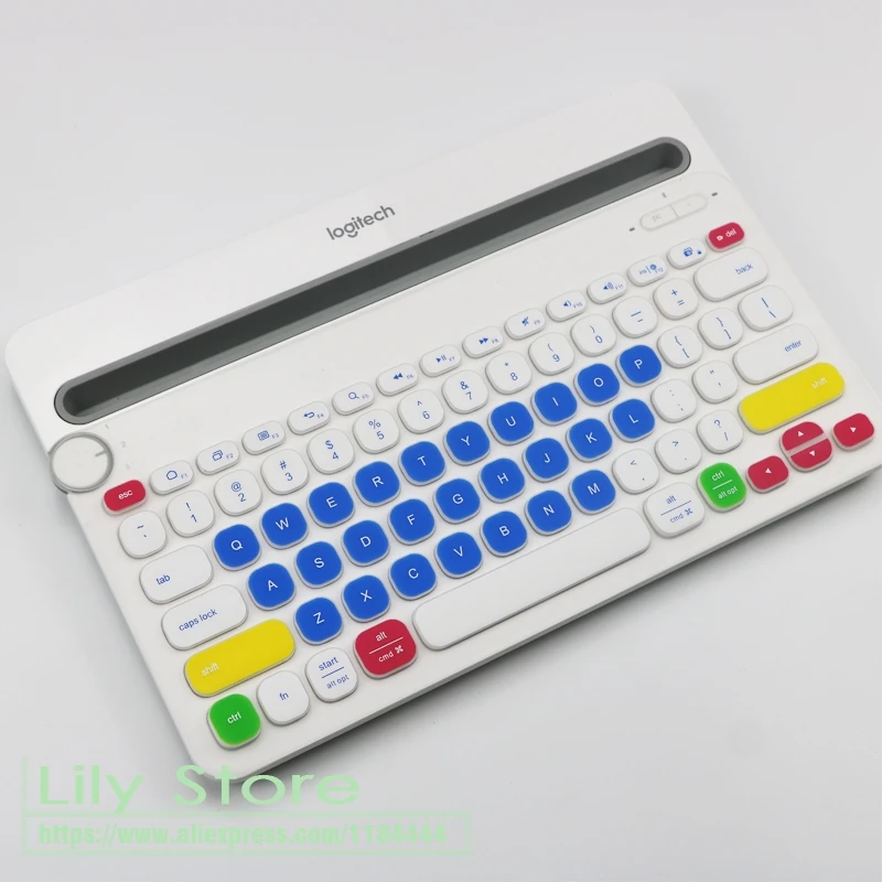 K 480 силиконовый пыленепроницаемый беспроводной настольный чехол для клавиатуры защитная пленка для кожи от пыли для клавиатуры с поддержкой Bluetooth, K480