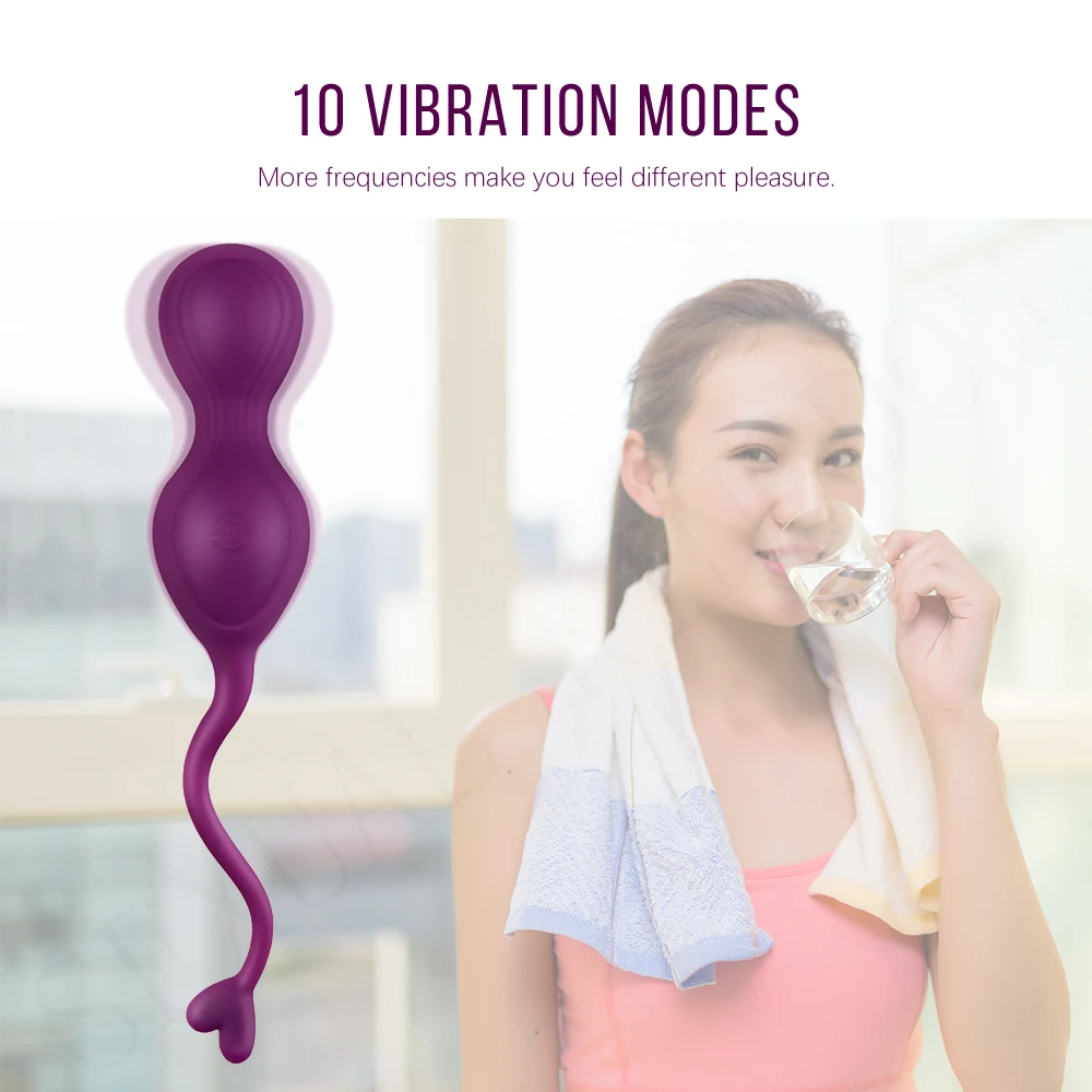 Пульт дистанционного управления Яйцо вибратор Бен-ва шар Кегель вагинальный