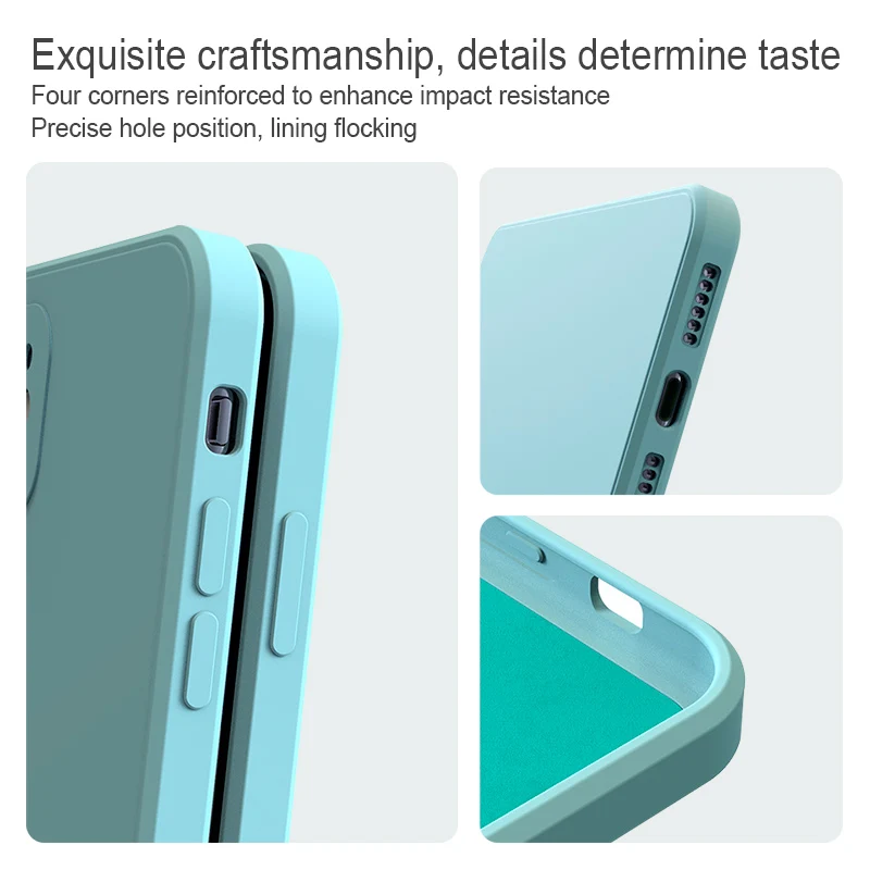 

Marble Crack Matte Phone Cases For iphone 12 mini 11 Pro Max New Luxury Original Square Liquid Silicone Soft Case