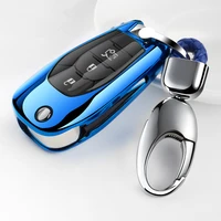 soft tpu car key cover case protection for chevrolet for cruze spark camaro volt bolt trax malibu car styling accessories