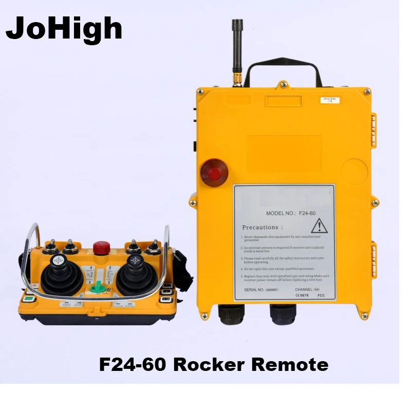 JoHigh Heavy Duty F24 60 джойстик промышленный беспроводной пульт дистанционного