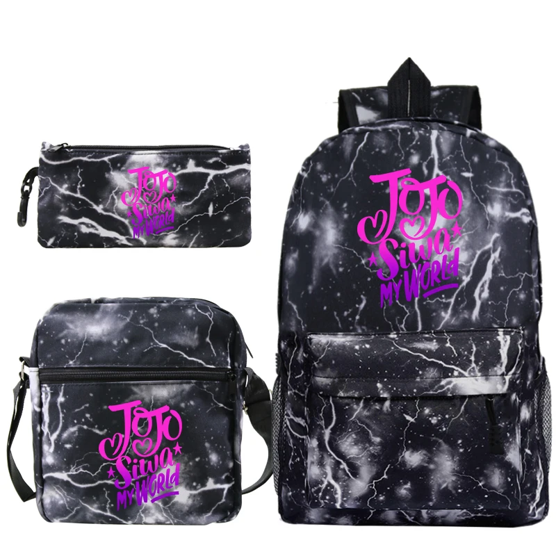 Модный рюкзак Jojo Siwa для детей мальчиков и девочек Подростковый с популярным