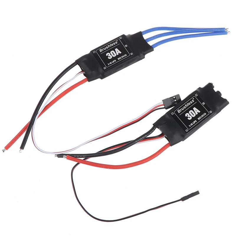 XXD 30A 2-4S ESC бесщеточный контроллер скорости двигателя RC BEC T-rex 450 V2 Вертолет лодка