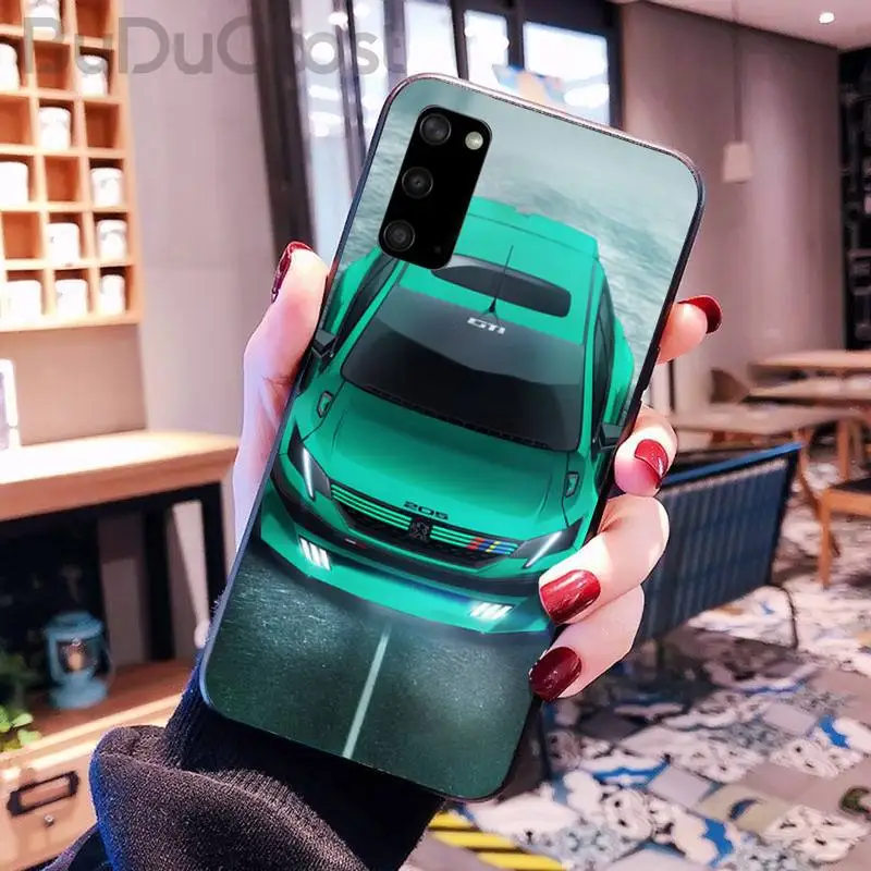 

Peugeots 205 GTI logo Phone Case for Samsung S20 plus Ultra S6 S7 edge S8 S9 plus S10-5G lite 2020 S10E