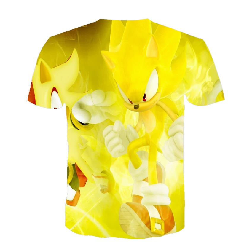 

New 2021 Kids Boys and Girls Short Sleeve Bright Colour Fun Cartoon Game 3D New Printed Dynamic Cute T-Shirt 3D Printed T-Shirt