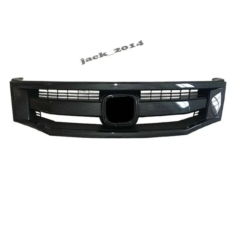 Передняя решетка из углеродного волокна 1 шт. для Honda Accord 8th 2008 2009 2010|Гоночные