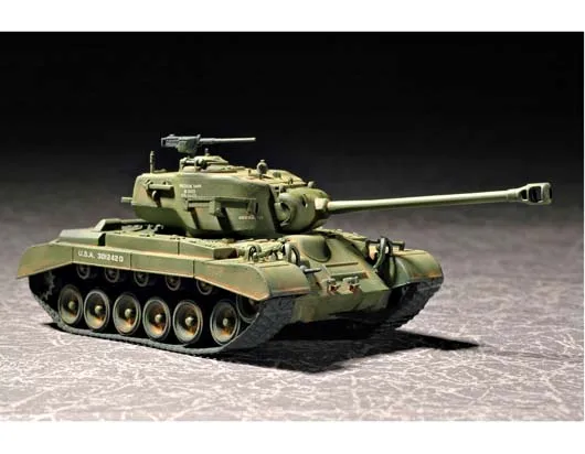 Trumpeter 1/72 07299 США M26E2 тяжелый танк военная демонстрационная игрушка пластиковая