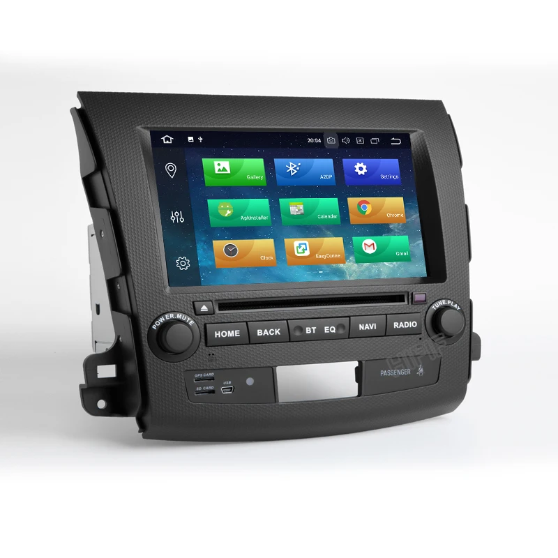 DSP Android 10 In Dash автомобильный стерео DVD-плеер GPS Carplay для Mitsubishi Outlander 2007-2012 Peugeot 4007/Citroen
