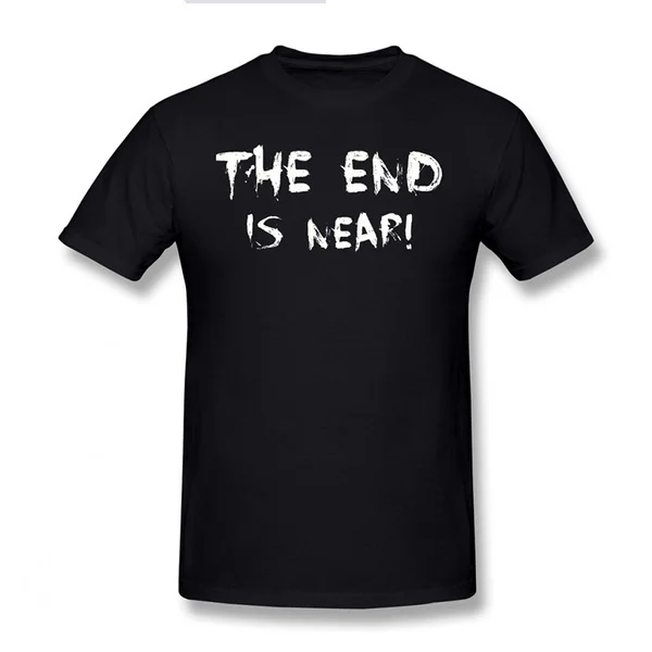 

World Of Tanks T Shirt THE END IS NEAR T-Shirt Short Sleeves Printed Tee Shirt Percent Cotton Awesome Mens Summer Tshirt
