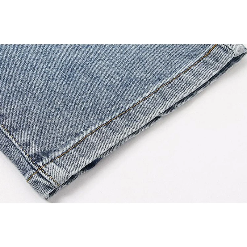 

Women's Short Denim Pants Streetwear Vintage Zipper High Waist Wide Leg Jeans Trousers Wash Baggy Boyfriend Loose Casual Clothes