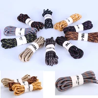 one pair 140cm outdoor walking boot laces hiking long strong round coloured shoelaces