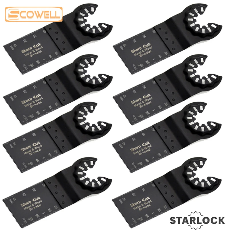 Скидка 30%, двухметаллические Осциллирующие многофункциональные пильные диски Starlock для системы Starlock, Осциллирующие инструменты, лезвия для ...