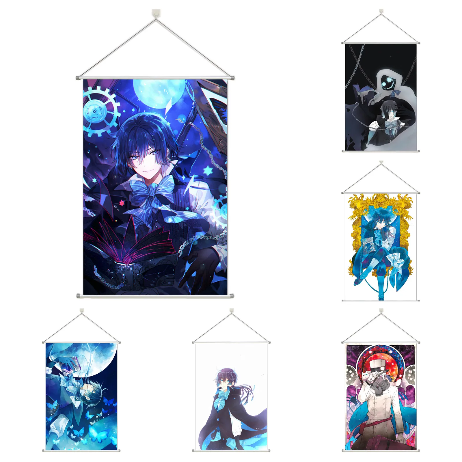 

The Case Study Of Vanitas Alloy Scroll Cartoon Comic Scroll Hanging Wall Decor