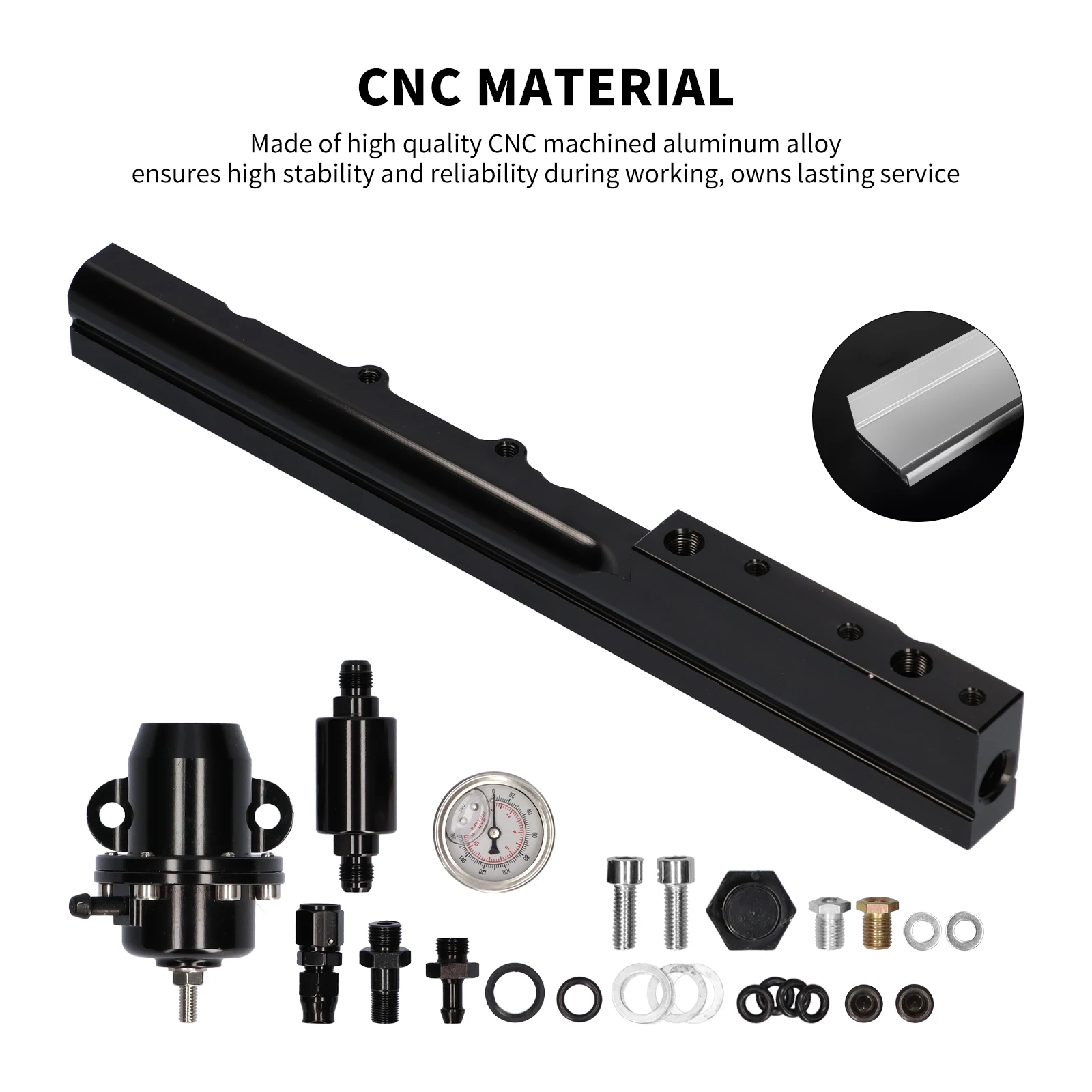 Регулятор давления топлива VEVOR комплект топливных рельсов для Acura Integra / Honda Civic