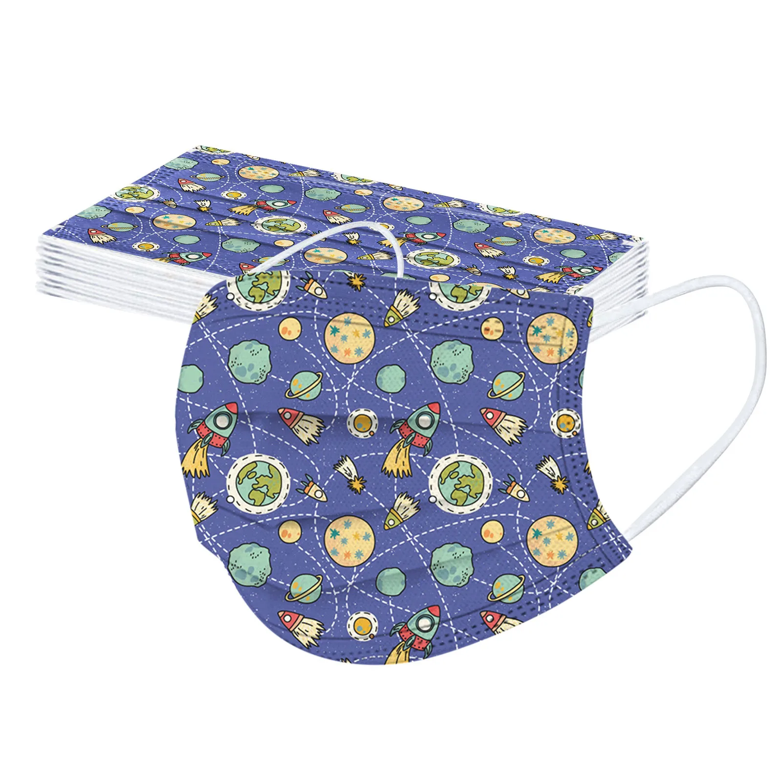 10-50 шт. одноразовые Мультяшные маски для косплея | Тематическая одежда и униформа