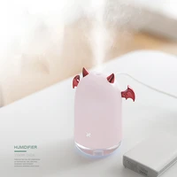 230ml little devil air humidifier usb aroma essential oil diffuser for home office aromatherapy humidification led night light