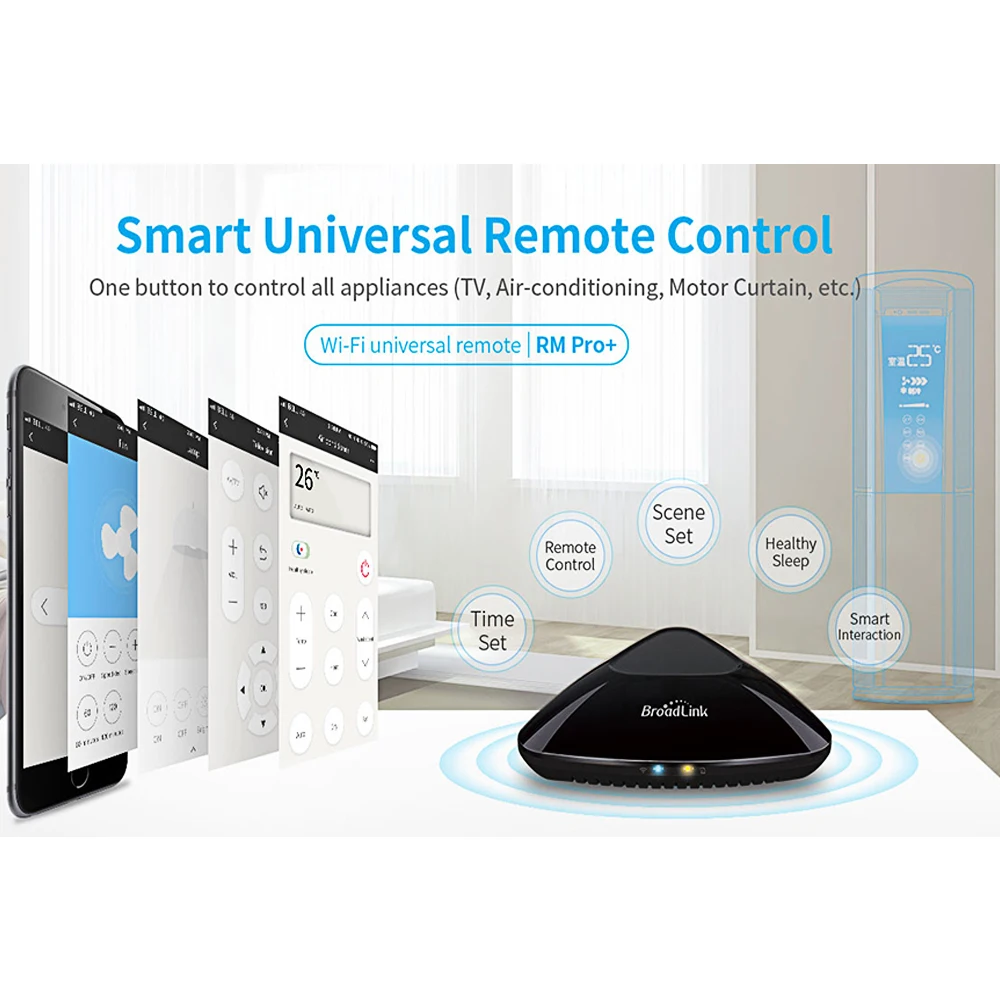 Broadlink RM4 Pro + RM 2020 Универсальный Интеллектуальный пульт дистанционного управления