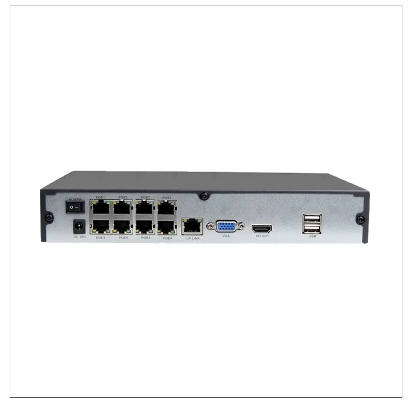 MoGood международная версия Система охранного видеонаблюдения PoE NVR с 8 PoE портами для 4ch 5MP/4MP/2MP H.265 ip-камера Поддержка ONVIF