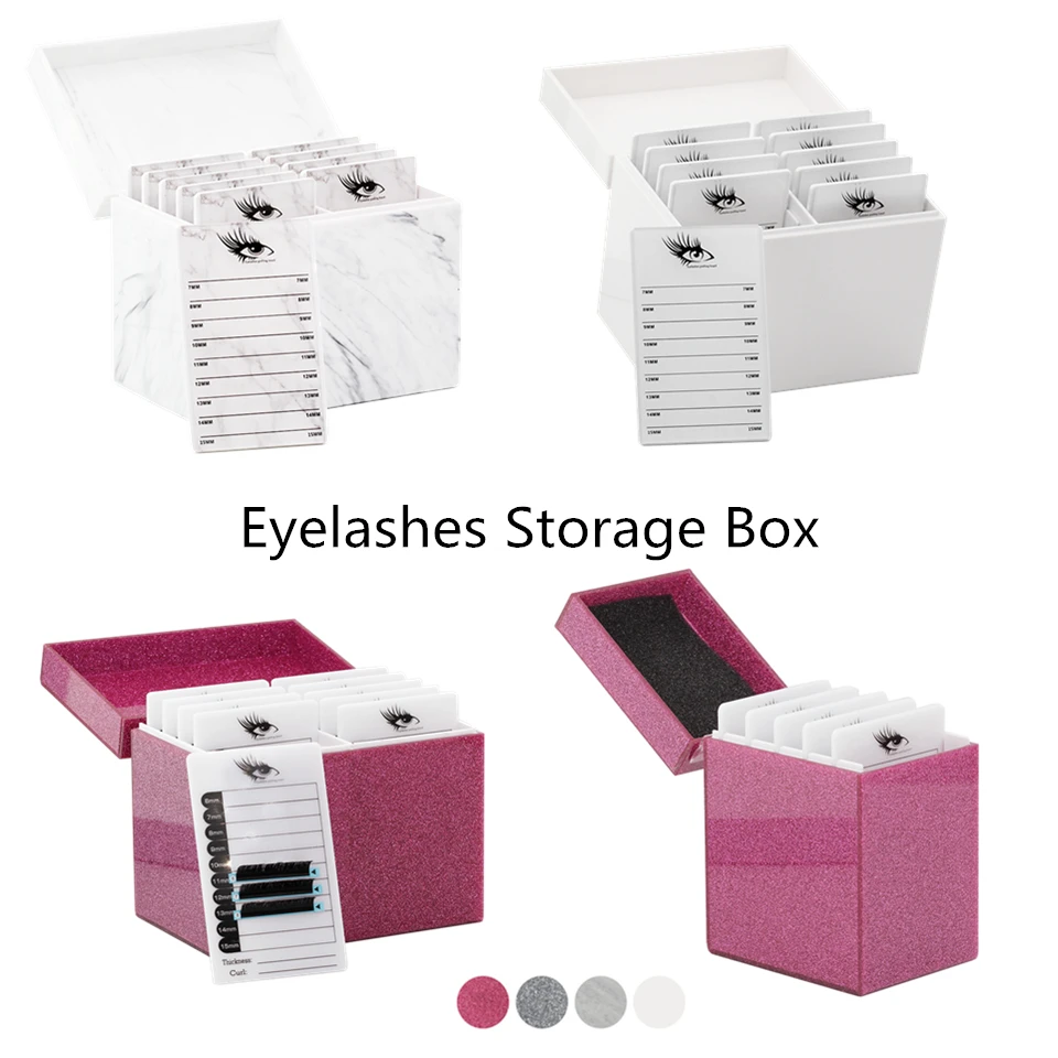Ящик для хранения ресниц 5/8/10 слоя Дисплей ресницы держатель организовать