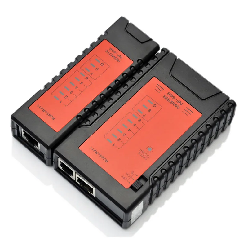 

High Quality NF-468 Ethernet LAN Network Cable Tester RJ45 POE RJ11 Telephone Phone Wire Tracker Diagnose Tone Tracer